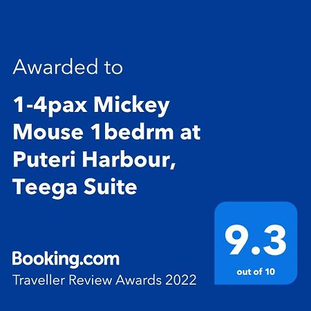 1-4Pax Mickey Mouse 1Bedrm At Puteri Harbour, Teega Suite Nusajaya  Kültér fotó